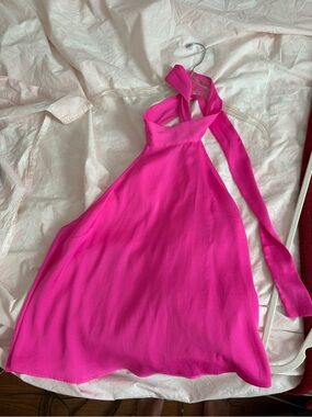 Bright Hot Pink Halter top
